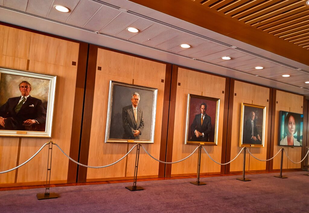 Parliament House in Canberra