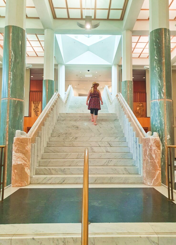 Parliament House in Canberra