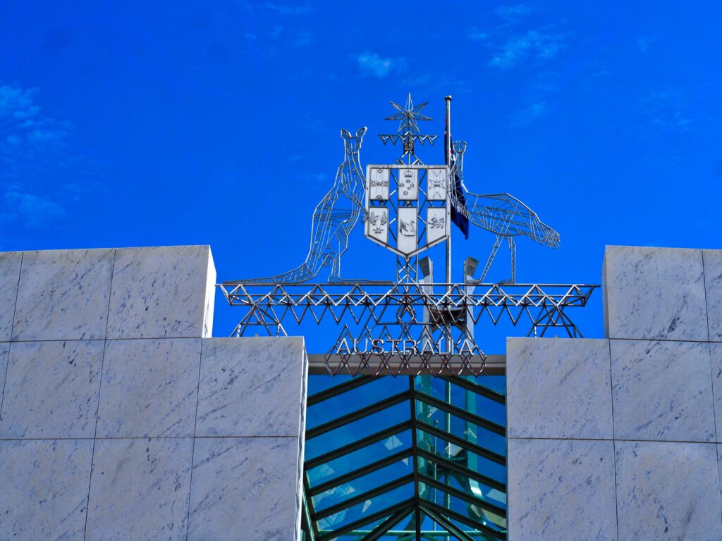 Parliament House in Canberra