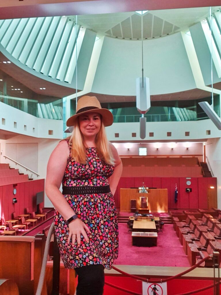 Parliament House in Canberra