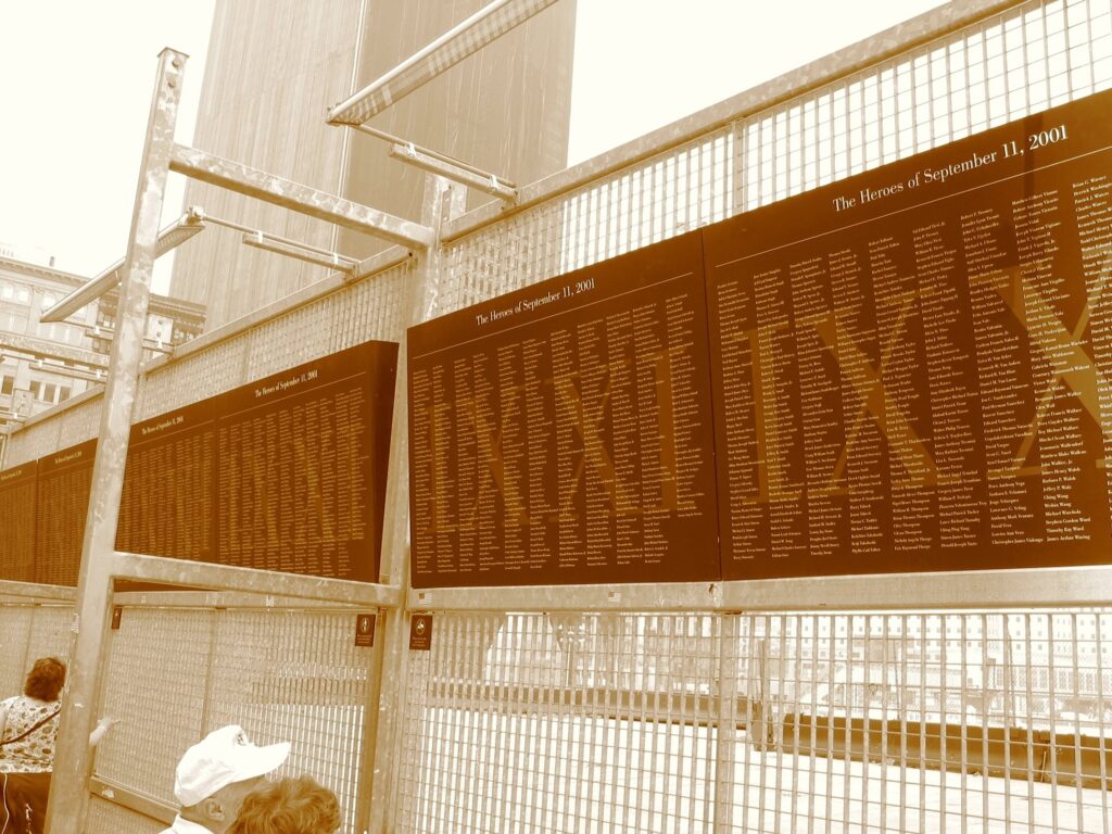 Ground Zero Memorial in New York