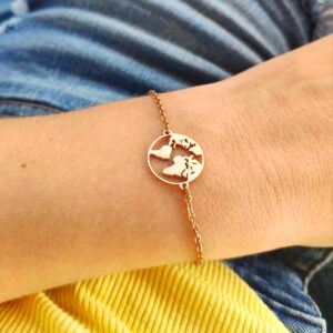World Map Necklace Vagabond Life