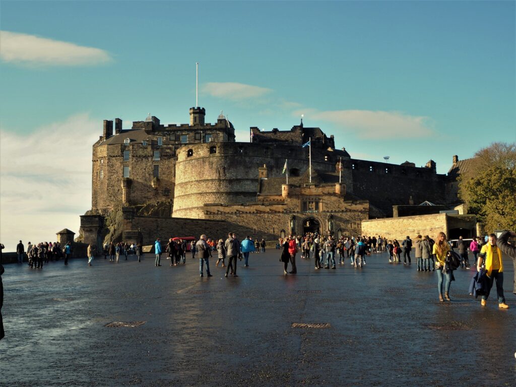 Edinburgh Castle in Scotland