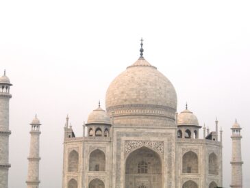 visiting the taj mahal