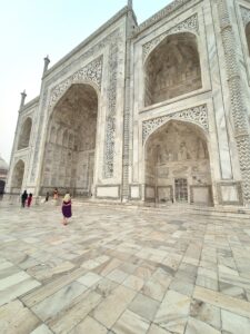Visiting the Taj Mahal