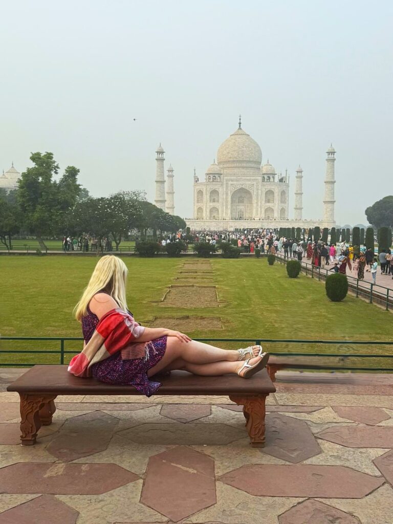 Visiting the Taj Mahal
