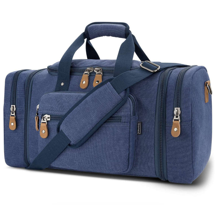 Gonex 50L Expandable Canvas Duffle Bag – The Ultimate Weekender